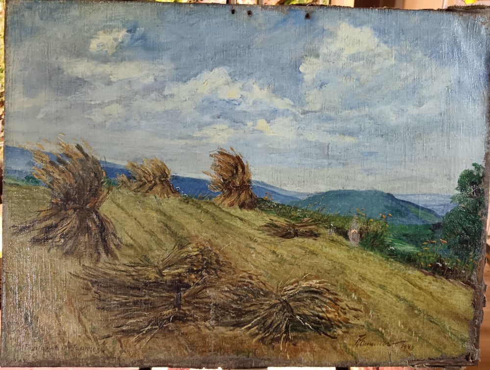 Tableau Huile sur toile sign� 70 Rennes (35)