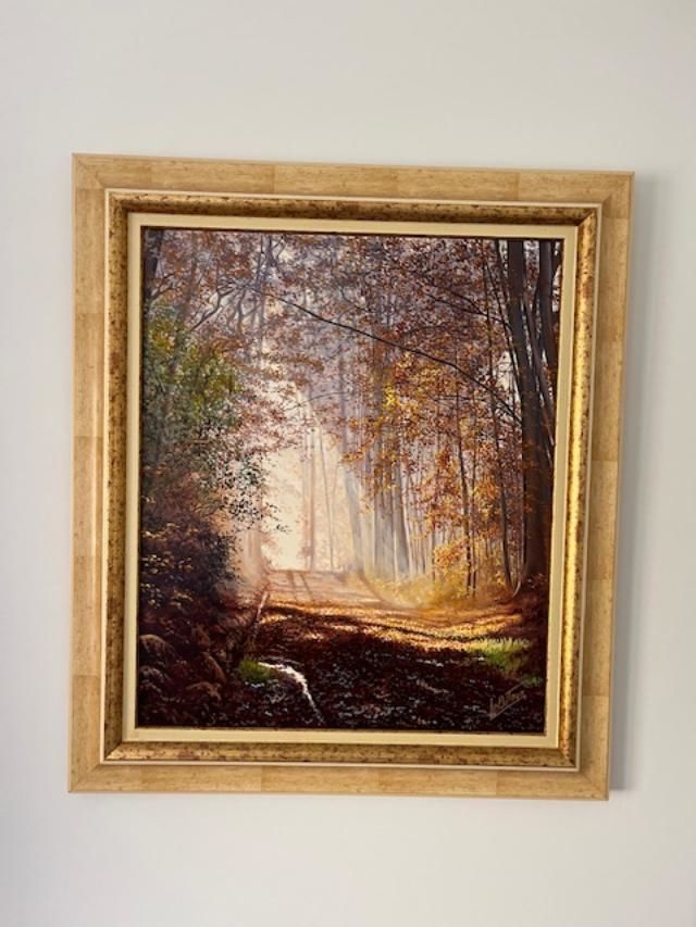 Tableau : 1 huile sur toile encadr�e de format 12 P 750 Yvetot (76)