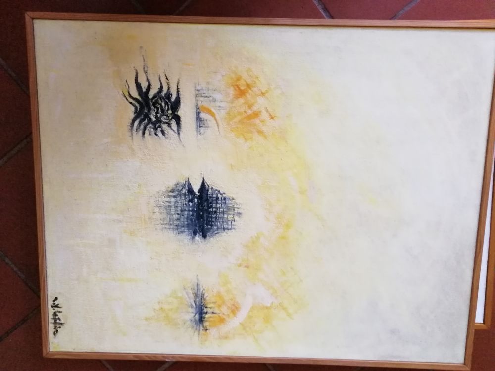 TABLEAU  DE RAY LETELLIER  'raymond letellier 80 Gu�rard (77)