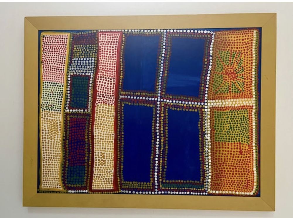 Tableau du ma�tre  Australien Barney Ellaga 1939 2015 0 Nice (06)