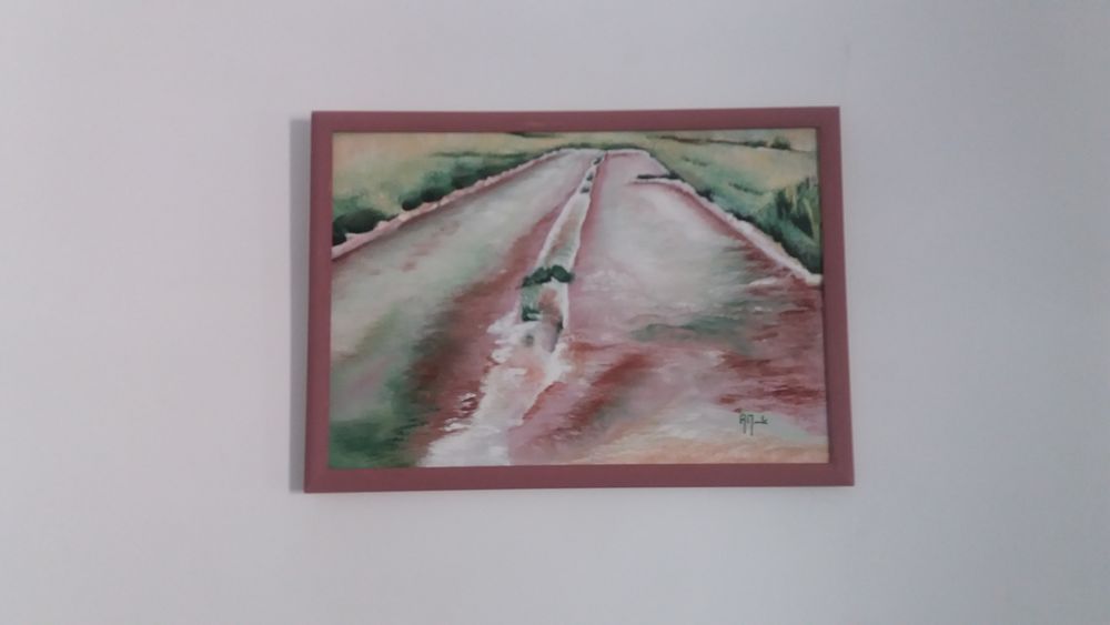 Tableau  Marais salant  originale sign�e 150 La Rochelle (17)