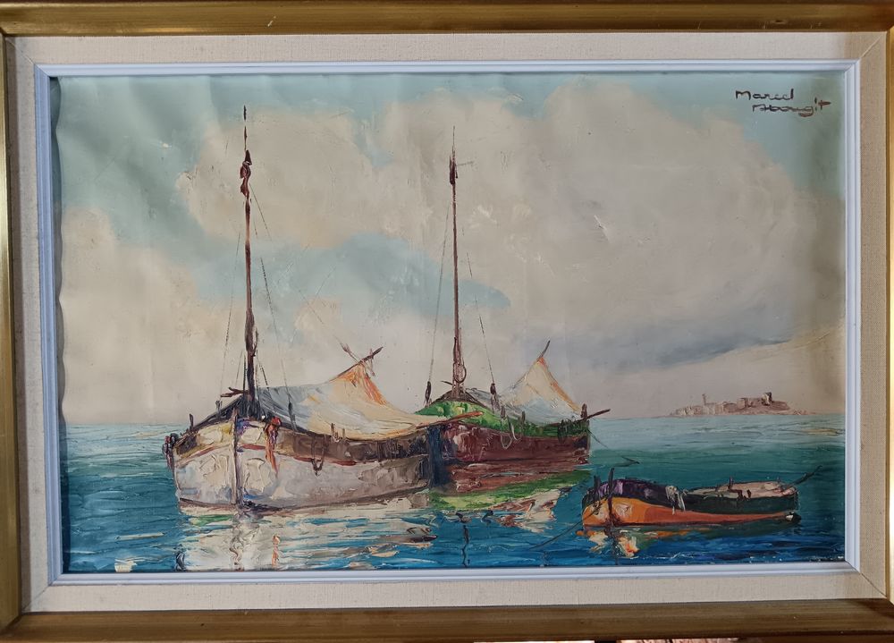 Tableau MARCEL ABOUGIT (XX �me) 390 Rennes (35)