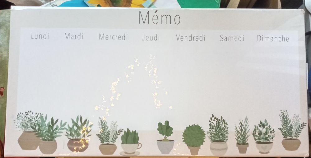 tableau m�mo semaine effacable 5 Beauchamp (95)