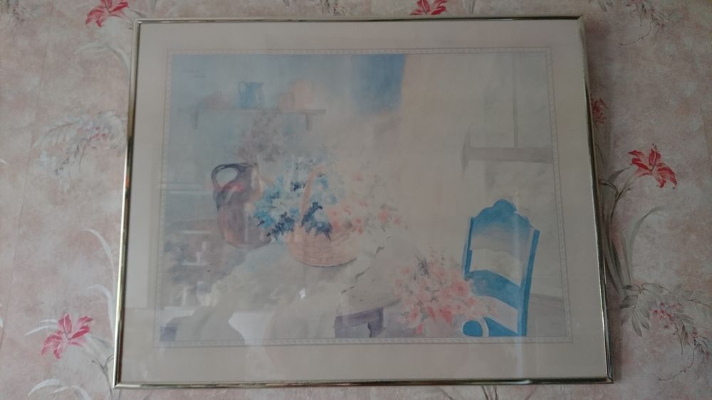 Tableau moderne encadr� inox 71 X 56 0 Lyon 7 (69)