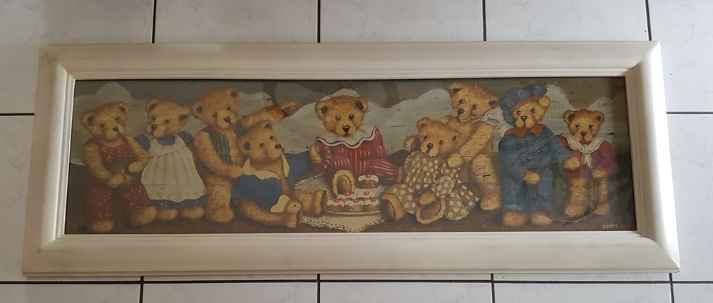 Tableau motif oursons Country Corner Interior's 50 Grenoble (38)