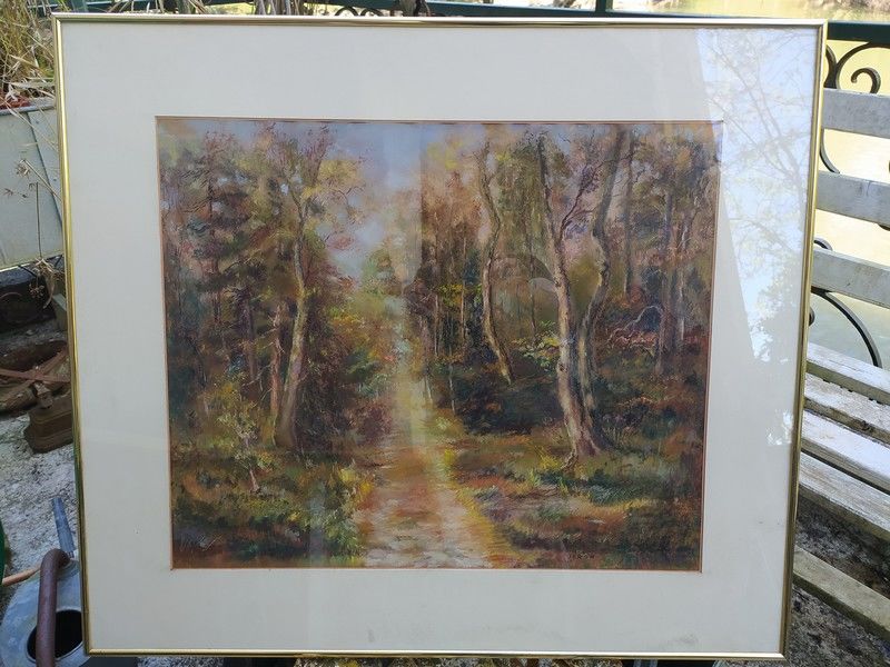 Tableau Pastel Paysage de Sous-Bois Sign� Veron
0 Loches (37)
