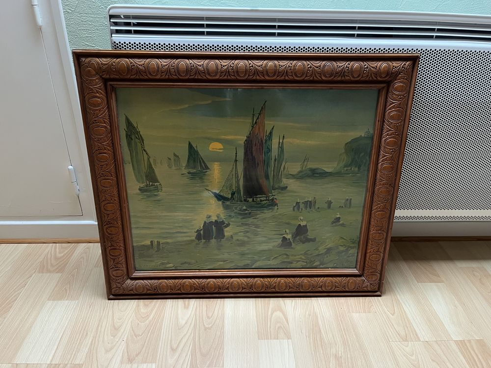 TABLEAU PAYSAGE BRETON A HERCOUET 60 Noyal-sur-Vilaine (35)