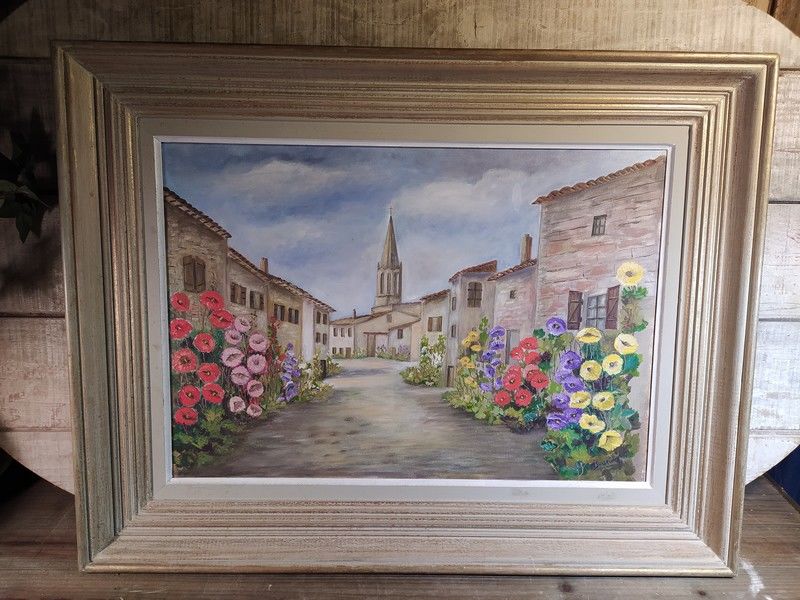 Tableau Paysage Ile de R� La Couarde 120 Loches (37)