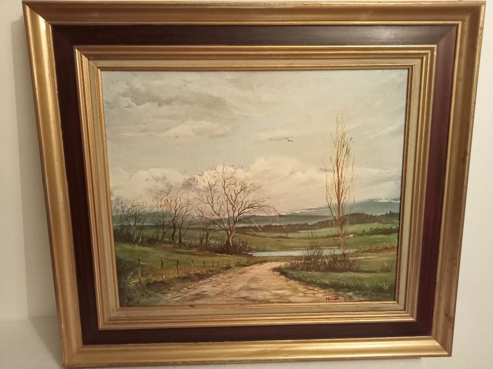 Tableau paysage huile sur toile 80 Aix-en-Provence (13)