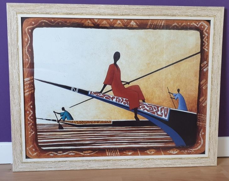 Tableau de p�che en Afrique. 10 Muzillac (56)