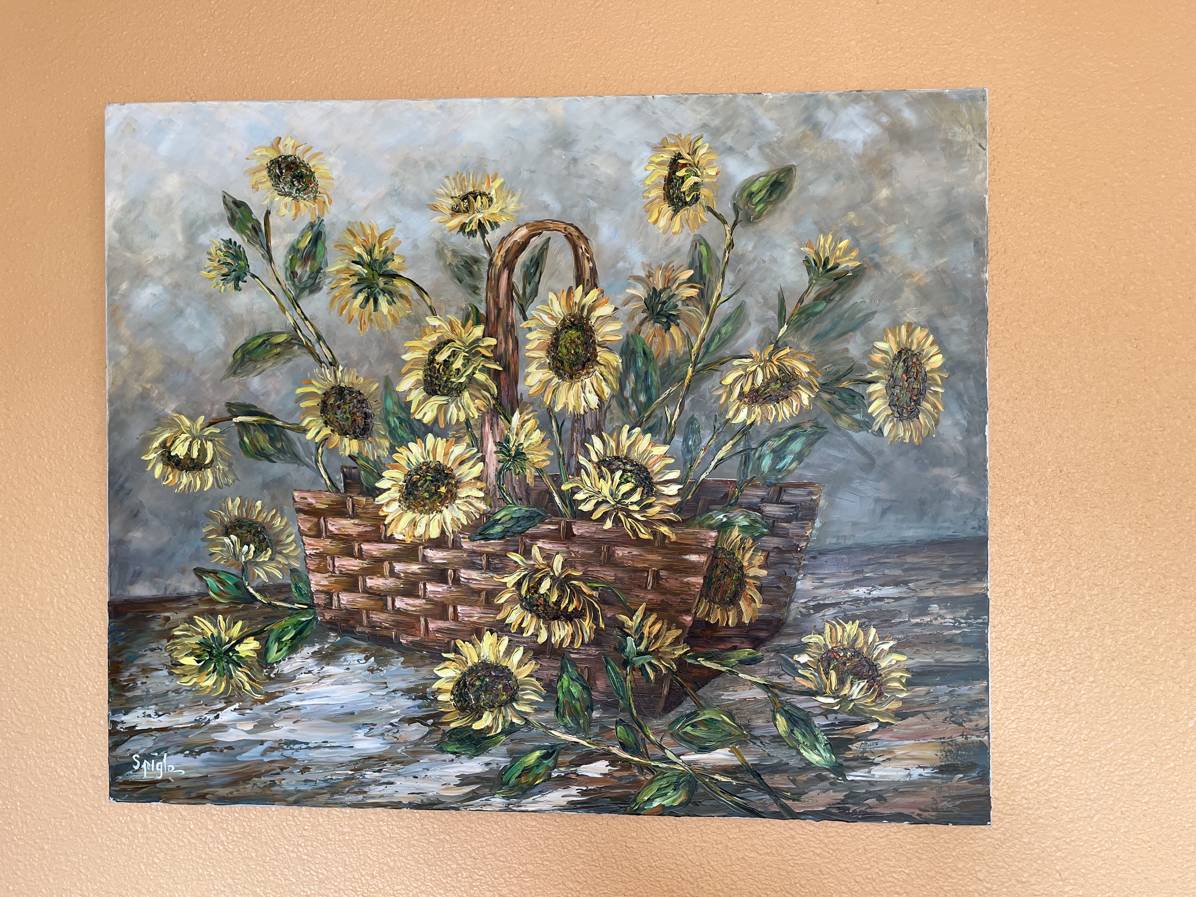 TABLEAU PEINT AU COUTEAU SUR TOILE
20 Voreppe (38)