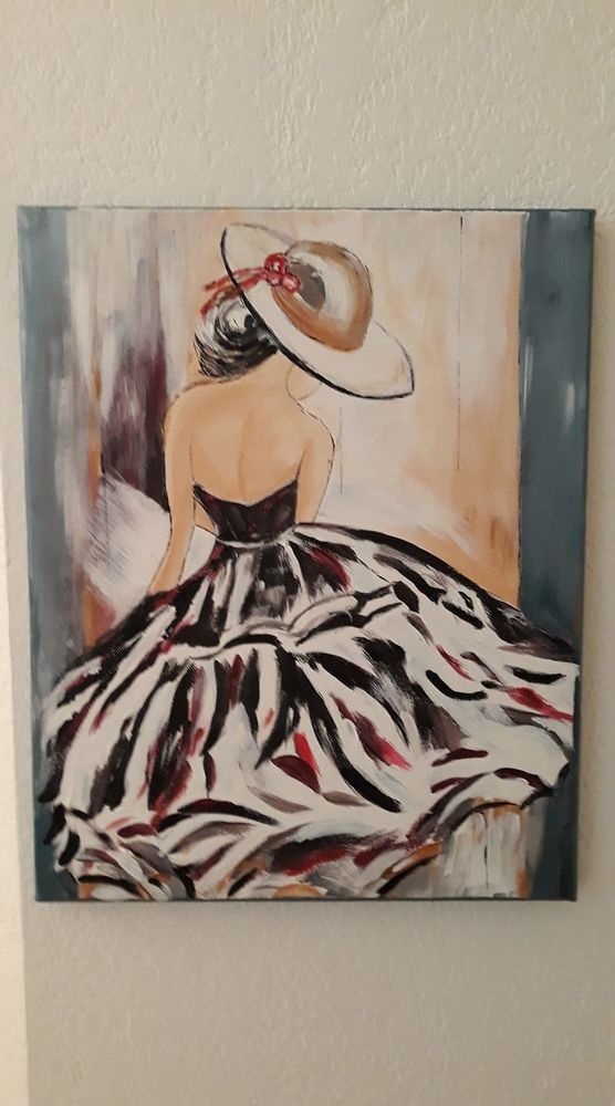 tableau peint main peinture acrilyque 35 Mandelieu-la-Napoule (06)