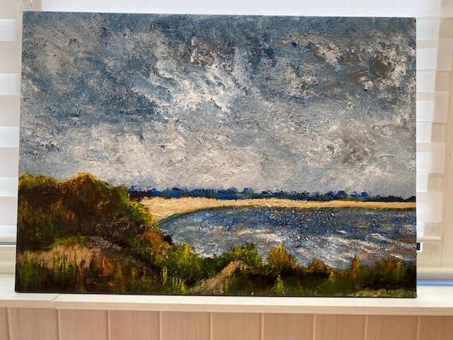 tableau peint main 51 Bretignolles-sur-Mer (85)