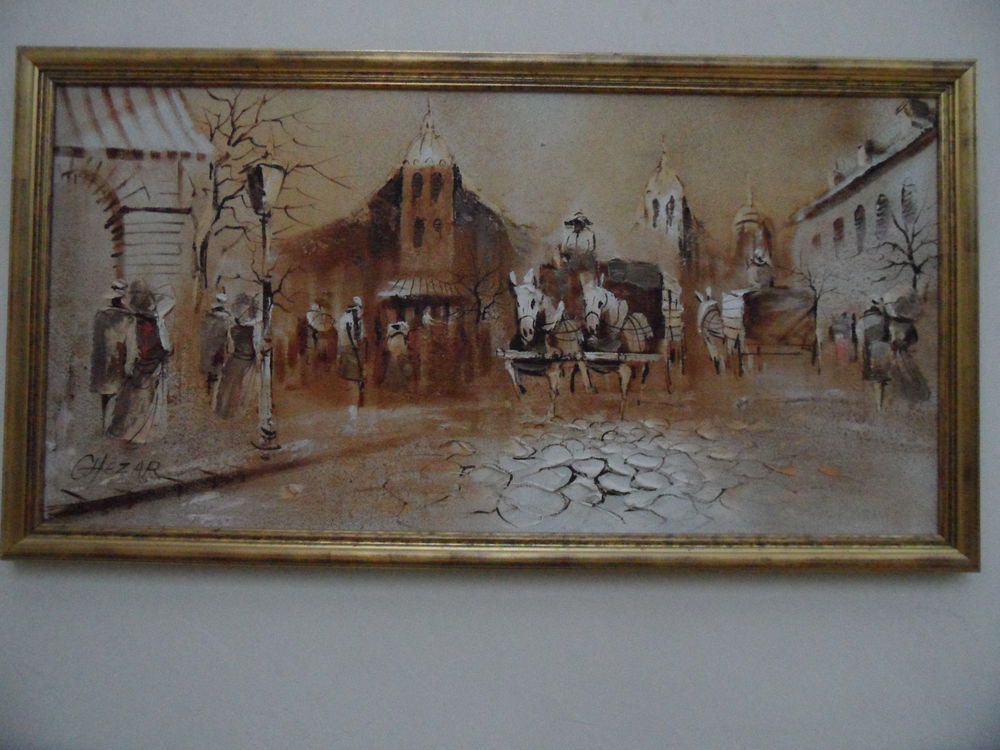 tableau peintre CHEZAR (1913/2008 ) 400 Givors (69)