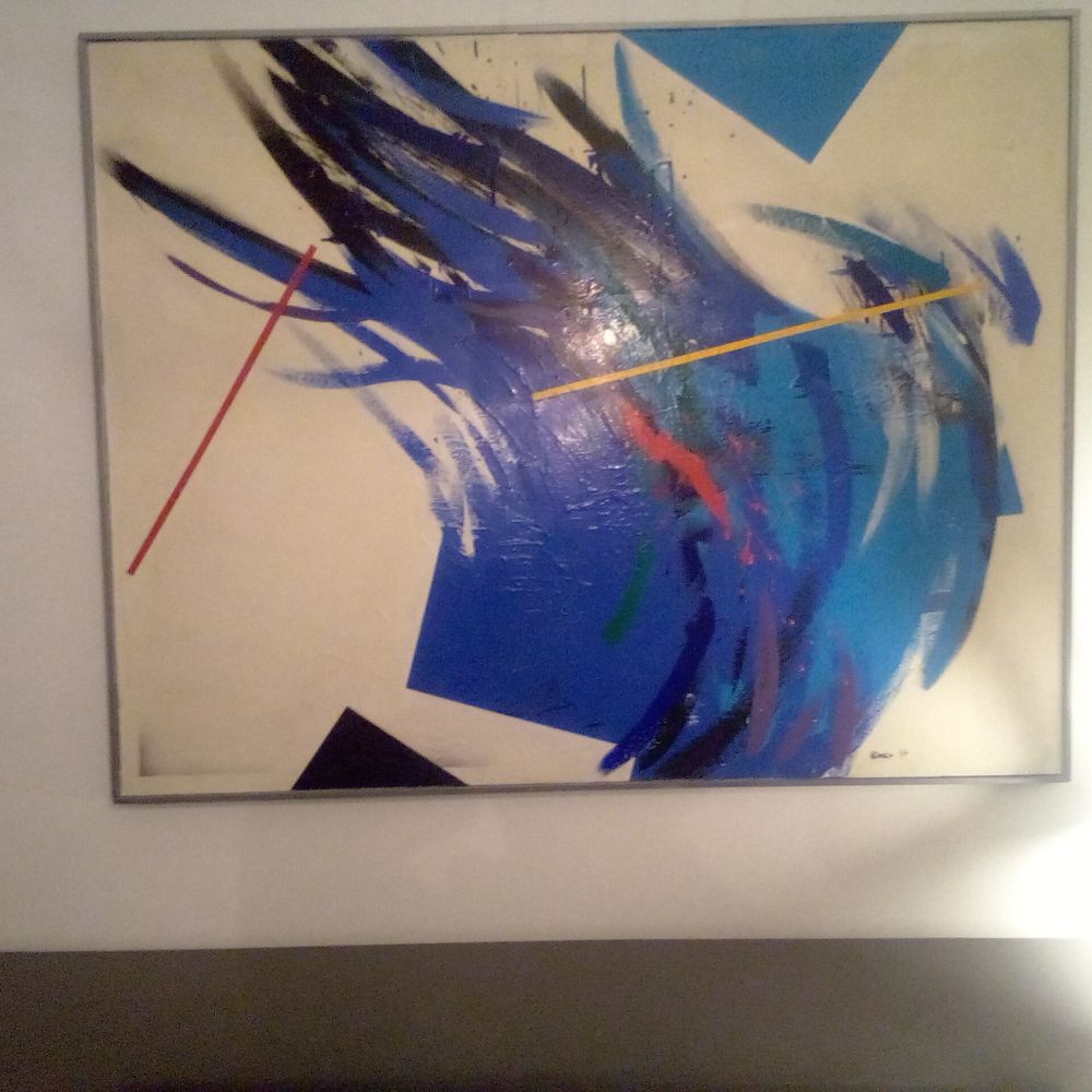 tableau du peintre Poleska oeuvre originale 400 Nice (06)