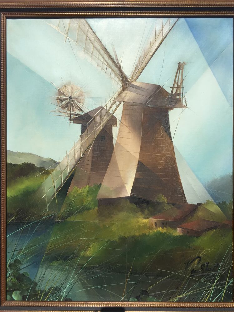 
Tableau  du peintre Raymond Poulet 0 Rochefort (17)