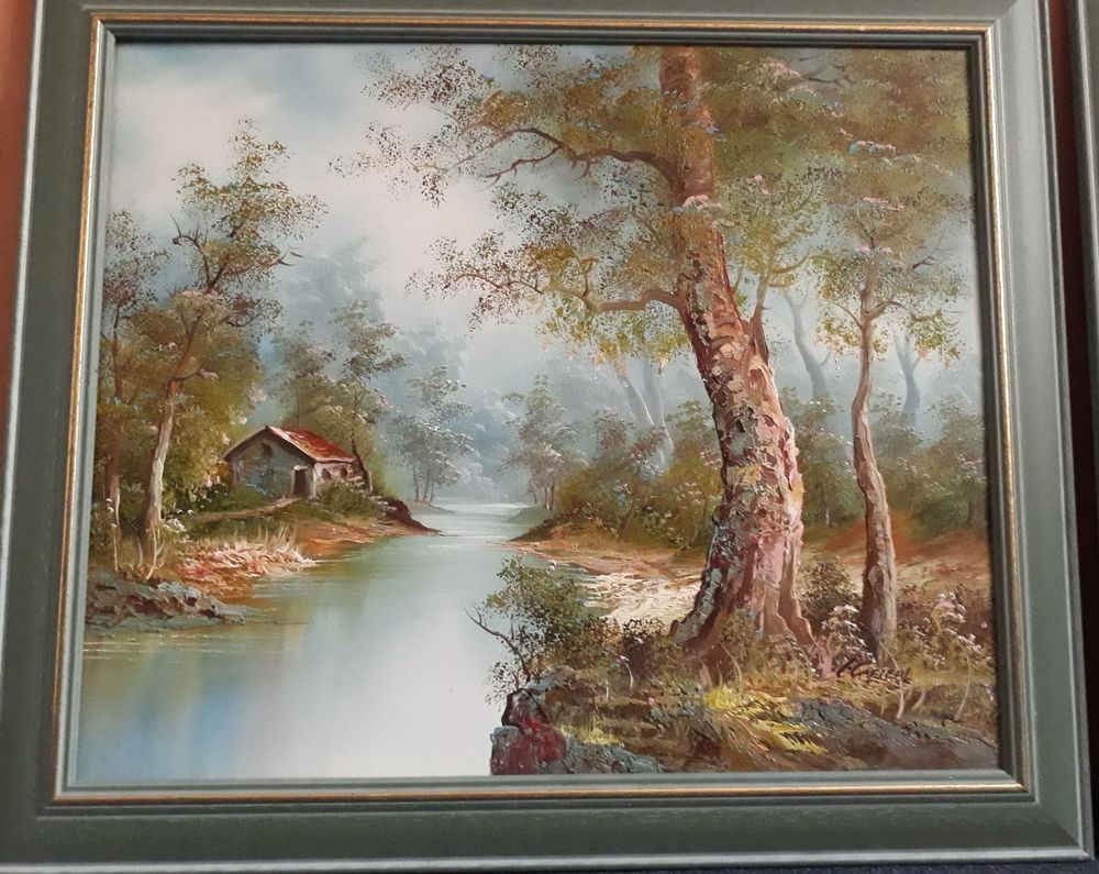 Tableau peinture acrylique: sign� Kaufmann 100 Paris 5 (75)