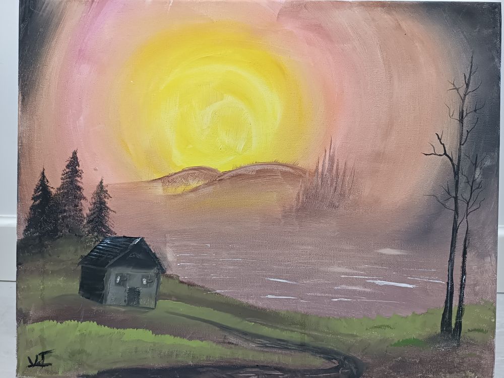 Tableau peinture acrylique 20 Ris-Orangis (91)