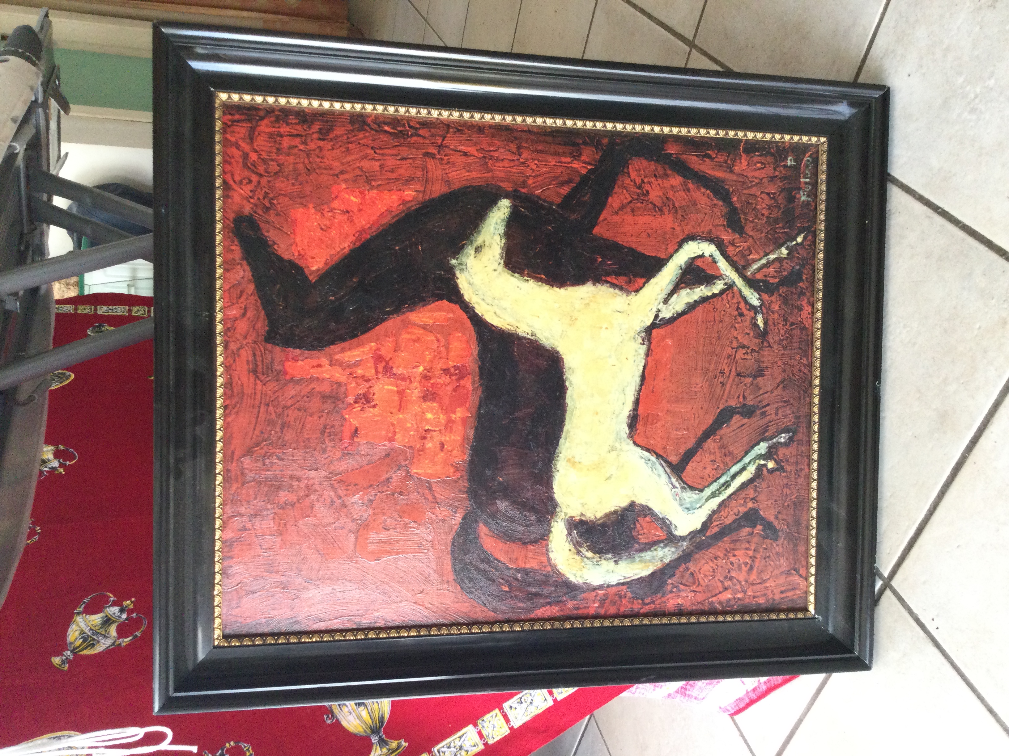 Tableau peinture chevaux 135 Toulouse (31)