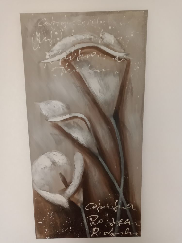 Tableau peinture lys gris 30 Comines (59)