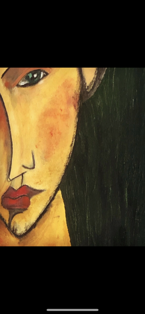 Tableau peinture � l'huile / Modigliani 500 Cr�teil (94)