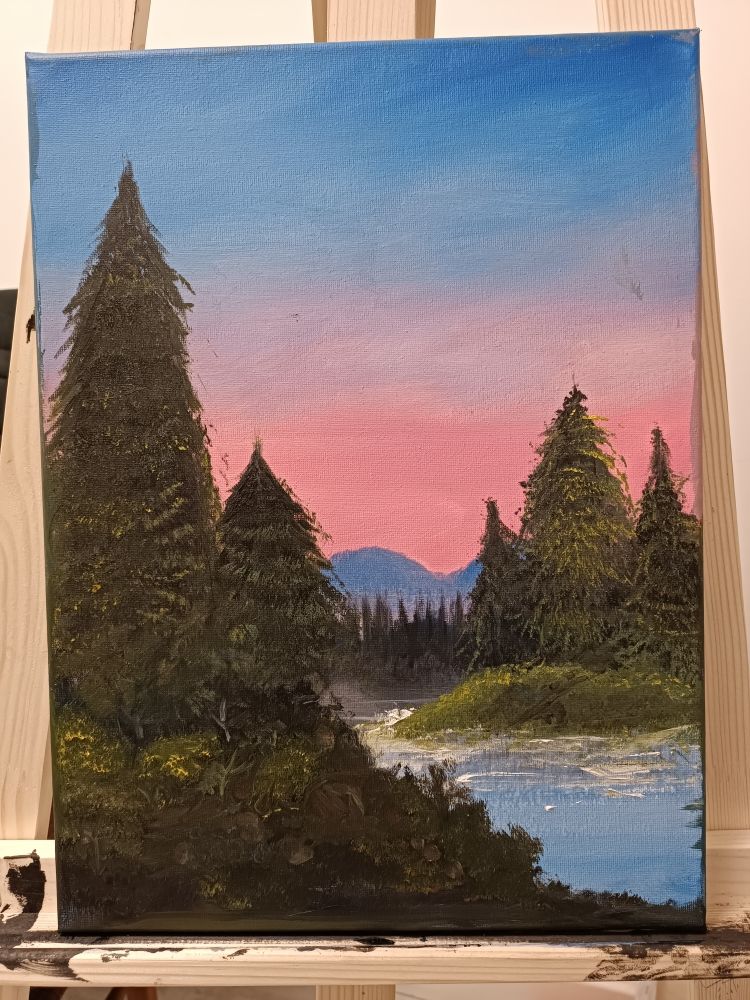 tableau peinture huile 25 Ris-Orangis (91)