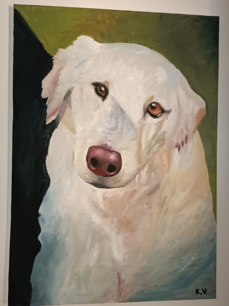 Tableau peinture huile 50 Ris-Orangis (91)