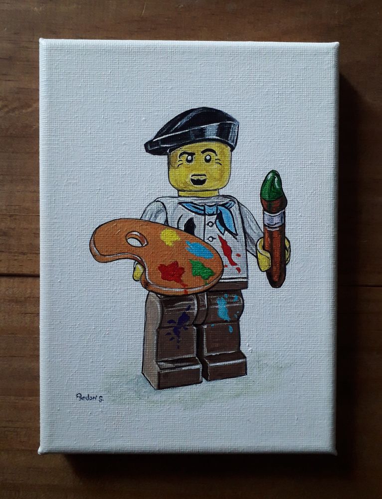 Tableau peinture LEGO 60 Verneuil-sur-Vienne (87)