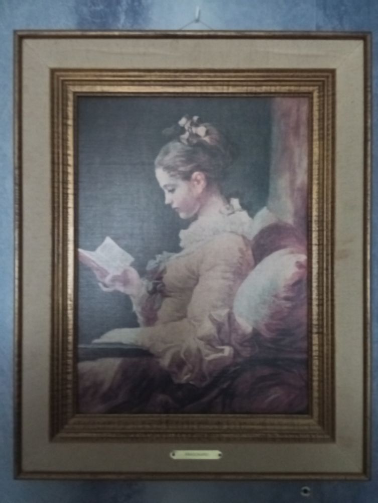 Tableau peinture reproduction  la liseuse  de Fragonard 40 Toul (54)