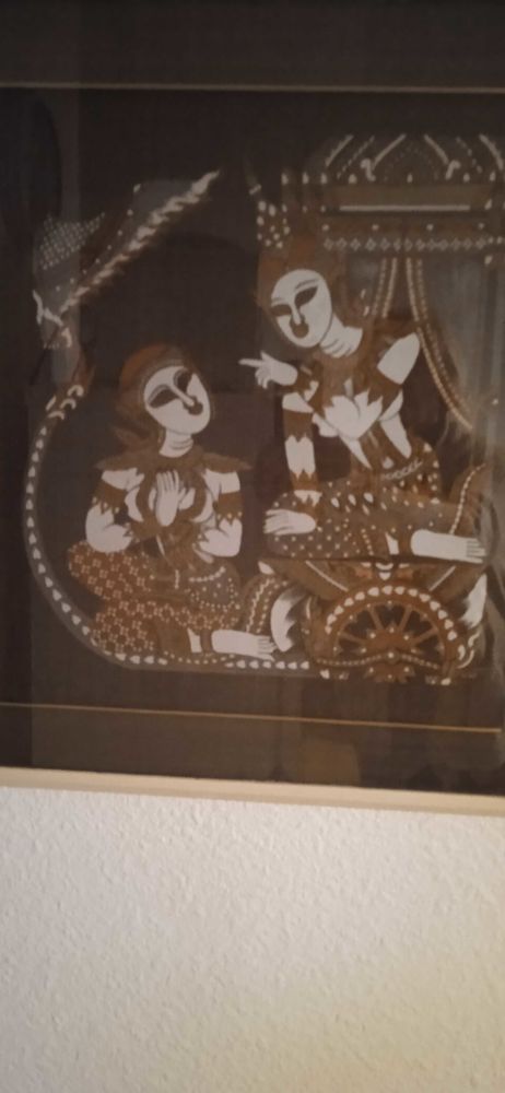 Tableau peinture sur soie N�palais 50 Canet-en-Roussillon (66)