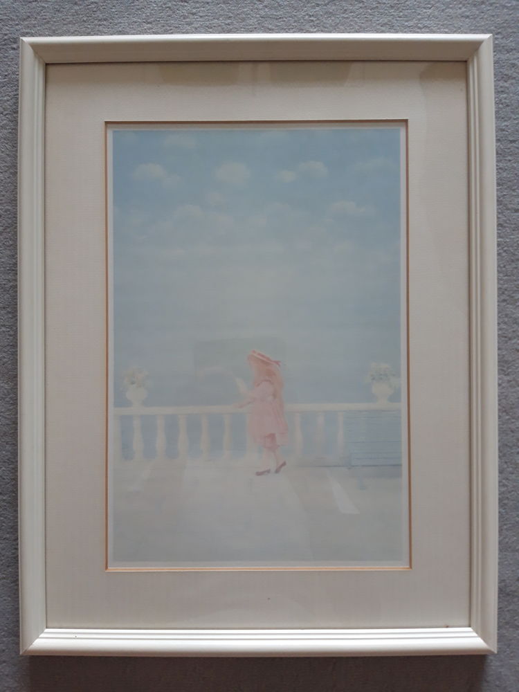 Tableau d une petite fille romantique au bord de la mer 30 Caen (14)