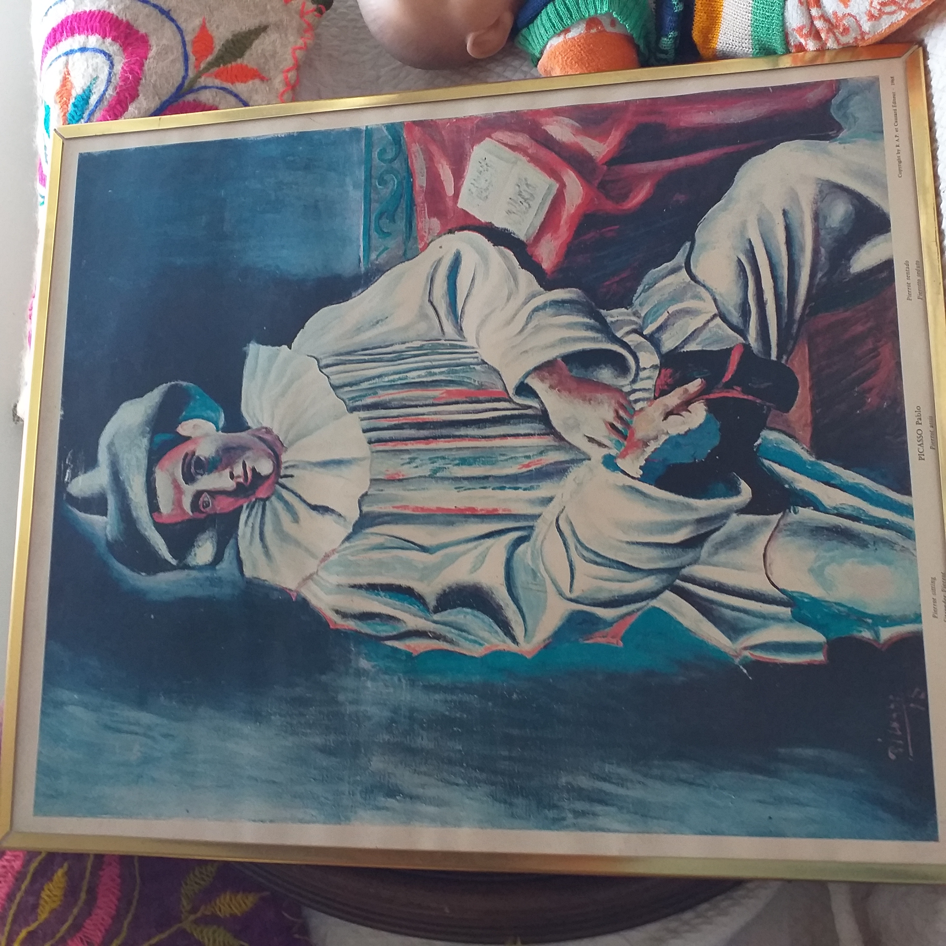 TABLEAU PIERROT  PABLO PICASSO H 0.60 et l. 0.51
0 Peypin (13)