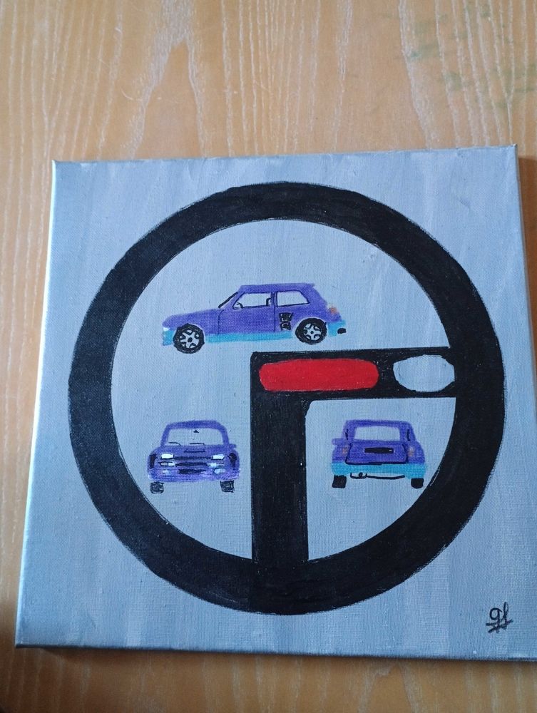 tableau Renault 5 Turbo 15 Montescot (66)