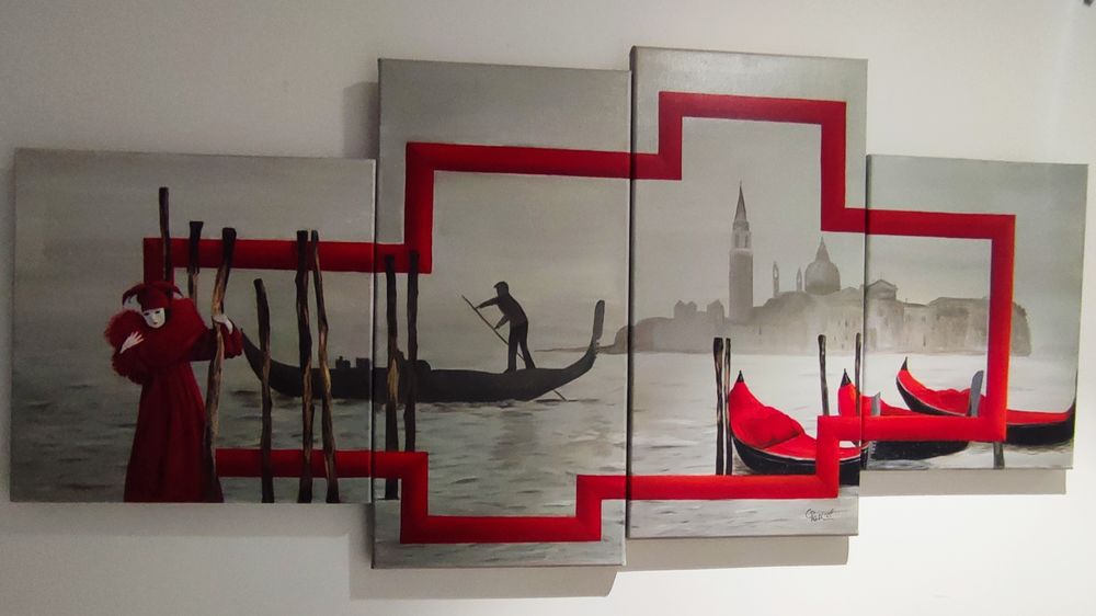 Tableau repr�sentant Venise 0 Maureillas-las-Illas (66)