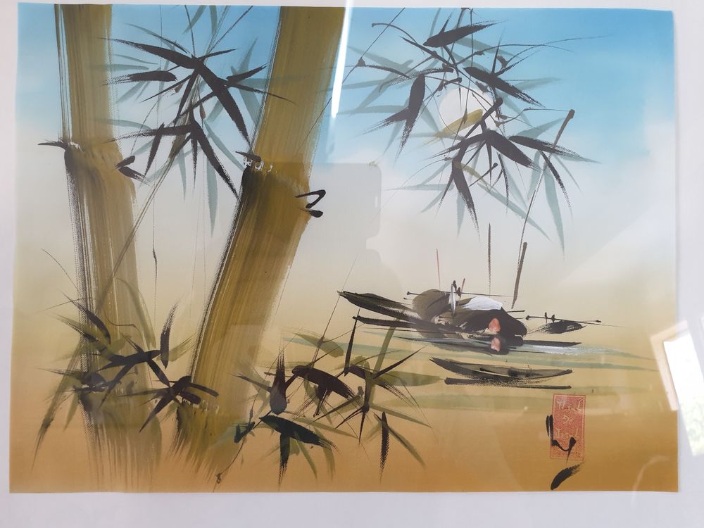 Tableau repr�sentant le  Vietnamien : Paysage 18 Voisins-le-Bretonneux (78)