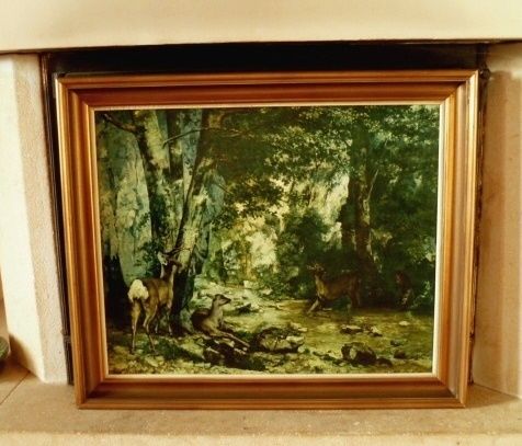 Tableau reproduction de G. Courbet 70 Toulouse (31)