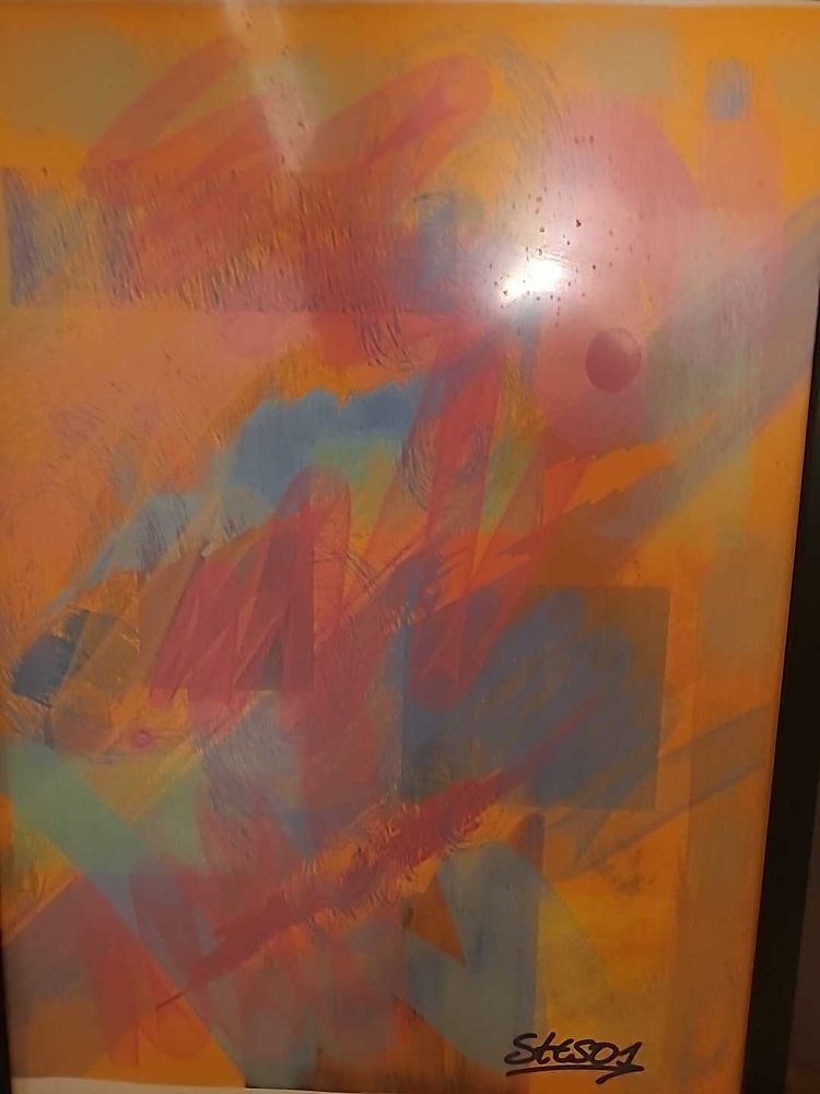 Tableau reproduction originale artiste steso primo 20 Avignon (84)