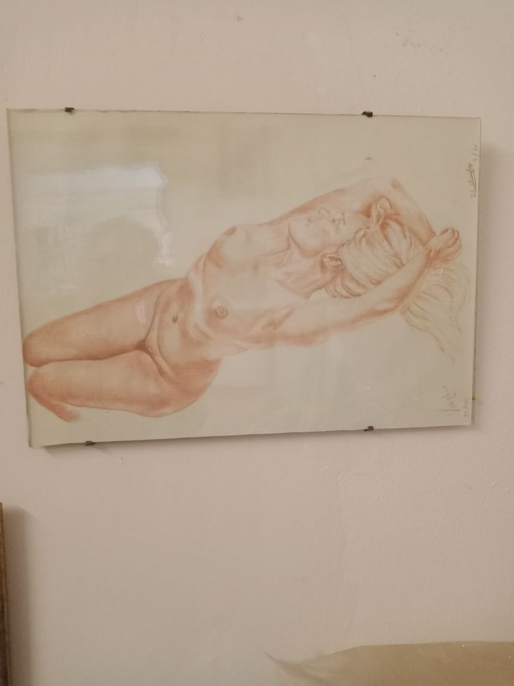 Tableau sanguine un Nu 40 Nice (06)