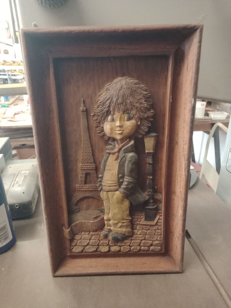 Tableau sculpture sur bois 40 Nice (06)