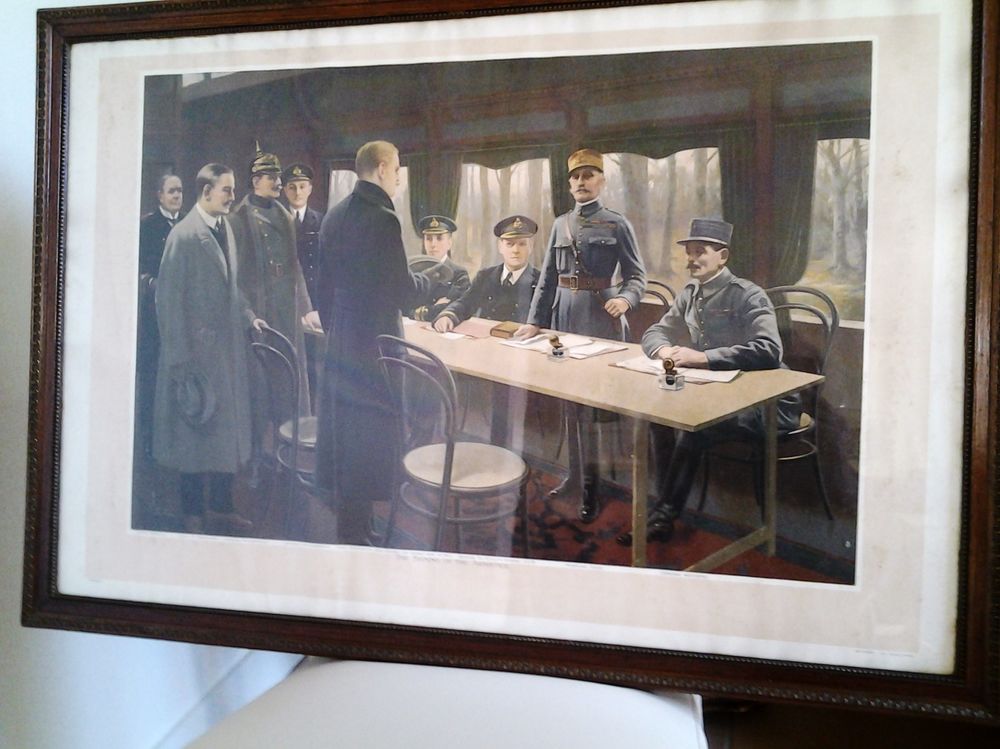 Tableau signature de l'Armistice 1918 80 P�rigny (17)