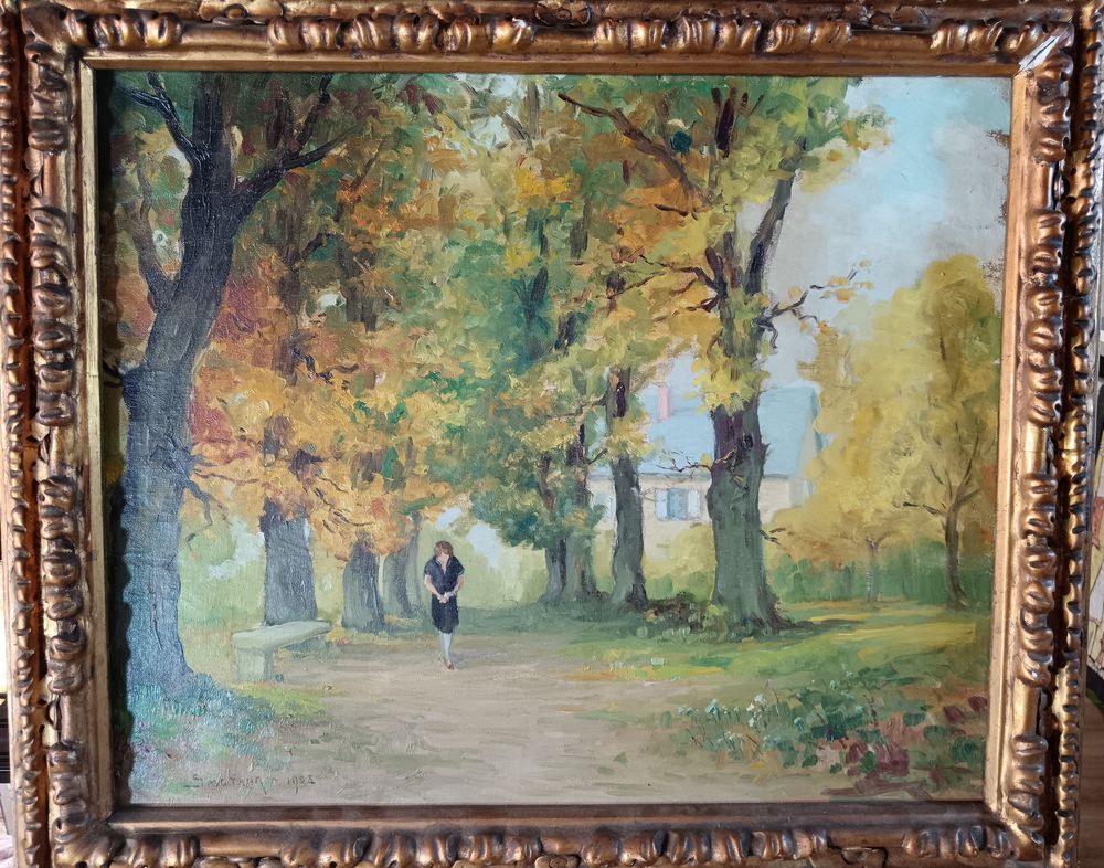 Tableau L.SMETANA (1867-1948) 140 Rennes (35)