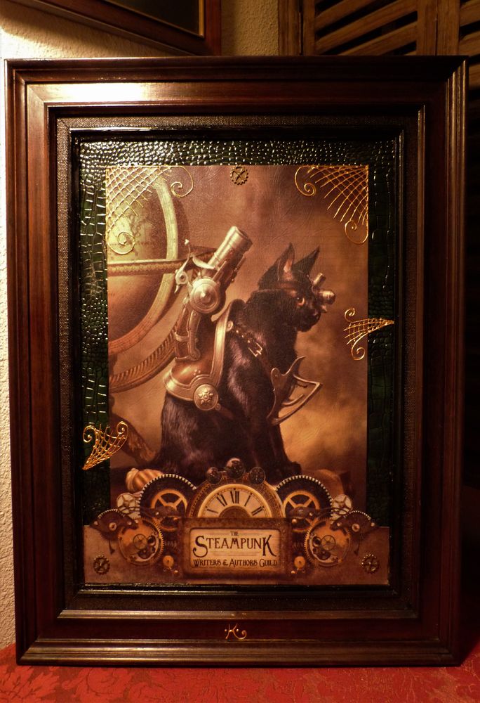 Tableau  STEAM CAT XIX  Steampunk 60 Mont-de-Marsan (40)