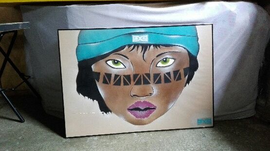 Tableau Street Art / Blue Asie 130 Chang� (53)