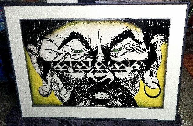 Tableau Street Art / Mongol XXL 300 Chang� (53)