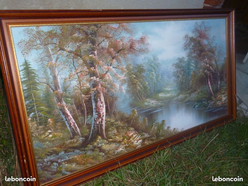 Tableau d'un superbe paysage 80 Saint-Martin-d'Oney (40)