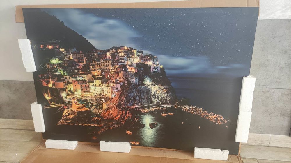 Tableau les 5 terres, Italie. 130 Bobigny (93)