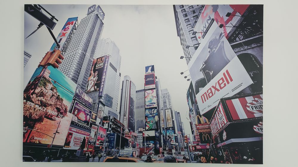 Tableau sur Toile - Impression  New York Times Square 15 Maureilhan (34)