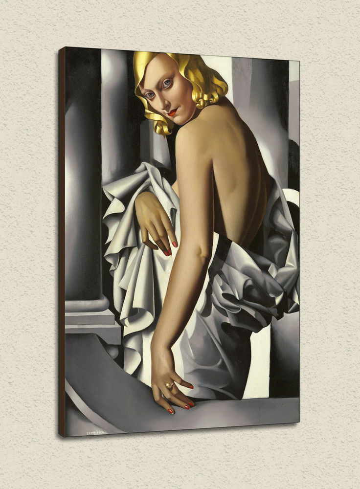 Tableau toile peinture Tamara de Lempicka Portrait de Marjor 120 Marseille 13 (13)