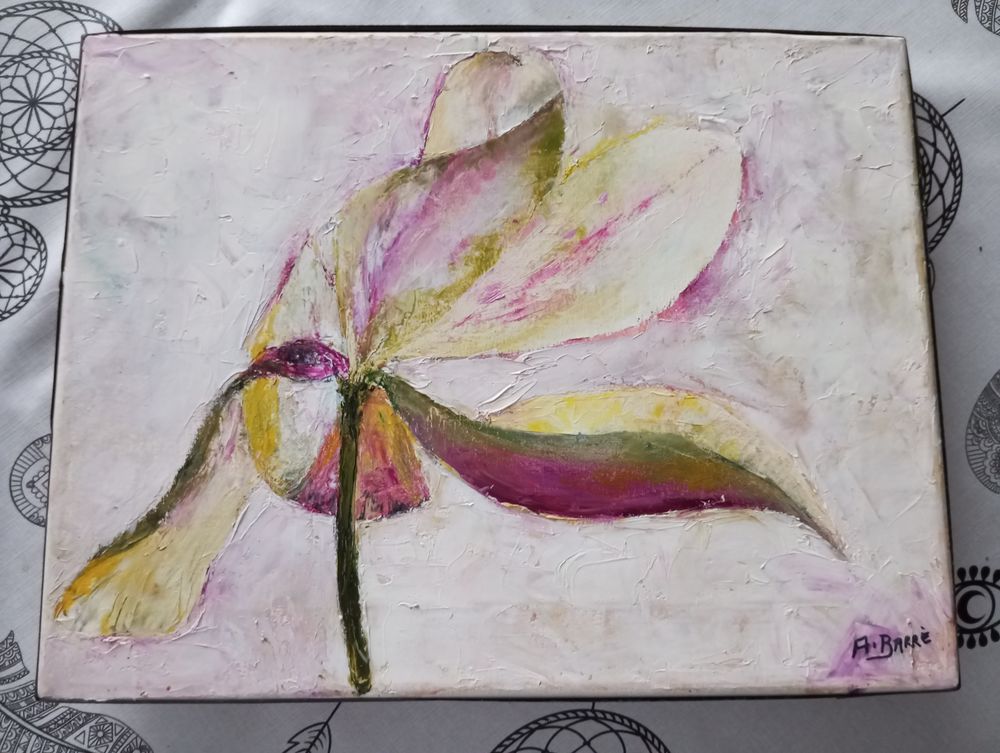 Tableau toile peinture huile sign� A.Barr� 40 Toul (54)