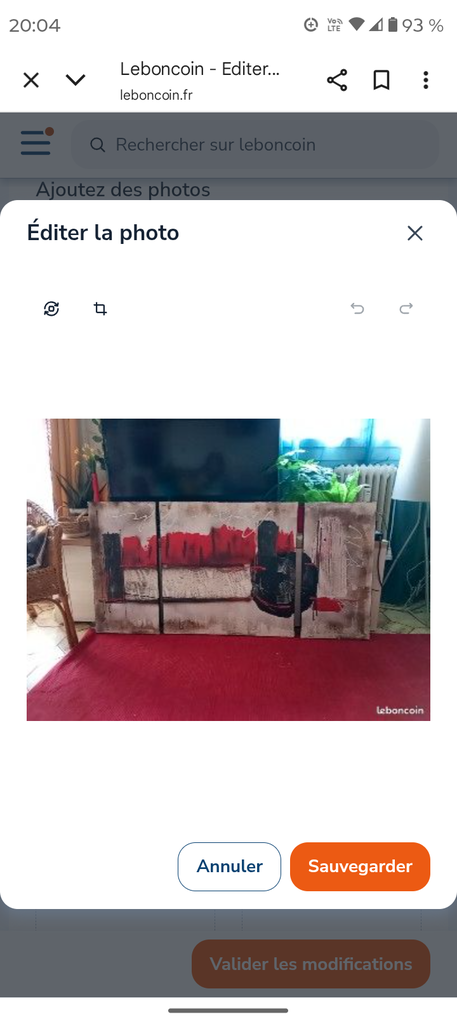 Tableau triptyque 20 Seyssinet-Pariset (38)